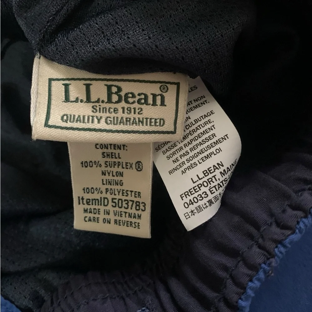 L.L. Bean Navy Swim Trunks
